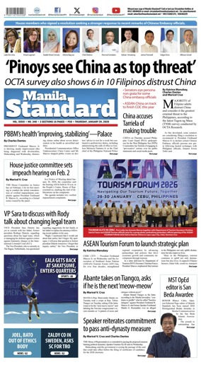 Cover of Manila Standard