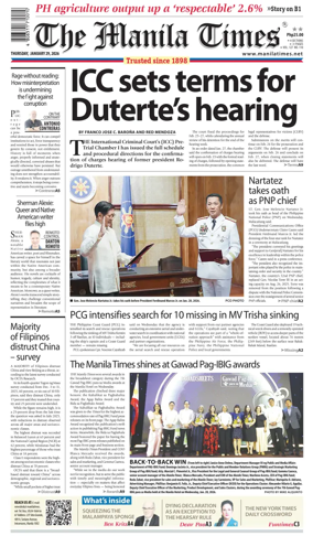 Cover of The Manila Times