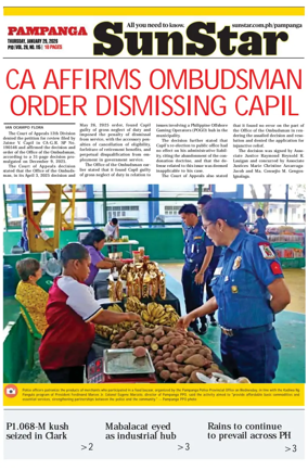 Cover of Sun.Star Pampanga