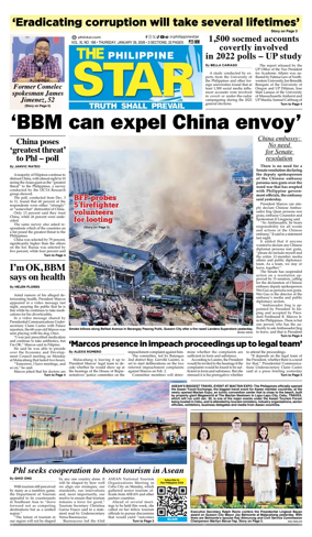 Cover of The Philippine Star