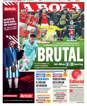 Cover of A BOLA (Portuguese)
