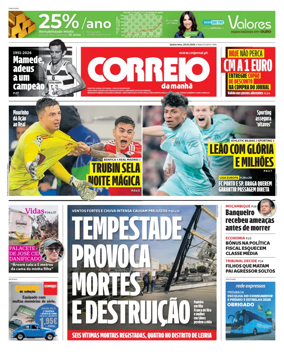 Cover of Correio da Manha
