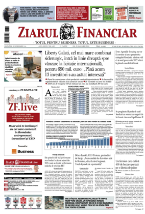 Cover of Ziarul Financiar