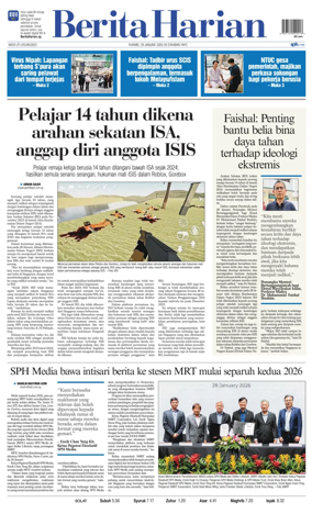 Cover of Berita Harian