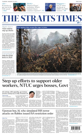 Cover of The Straits Times