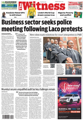 Cover of The Witness (South Africa)