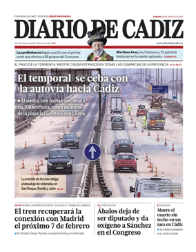 Cover of Diario de Cadiz