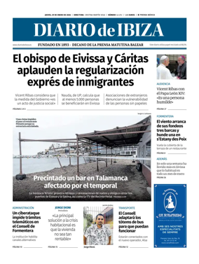 Cover of Diario de Ibiza
