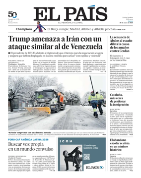 Cover of EL PAIS Catalunya