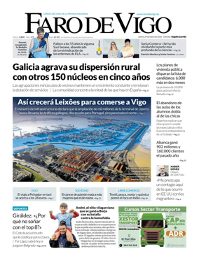 Cover of Faro de Vigo