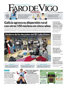 Cover of Faro de Vigo (Ourense)