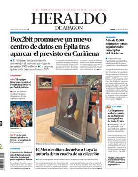 Cover of Heraldo de Aragon