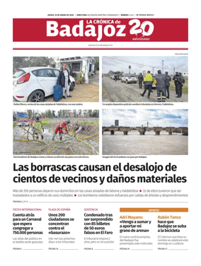 Cover of La Cronica de Badajoz BE