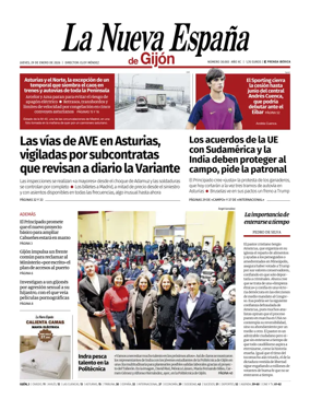 Cover of La Nueva Espana (Gijon)