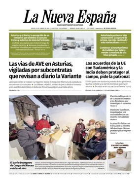 Cover of La Nueva Espana (Occidente)