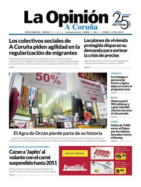 Cover of La Opinion de A Coruna