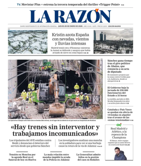Cover of La Razon (Madrid)