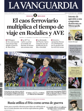 Cover of La Vanguardia (1st Edition)