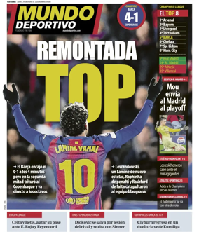 Cover of Mundo Deportivo (Barcelona)