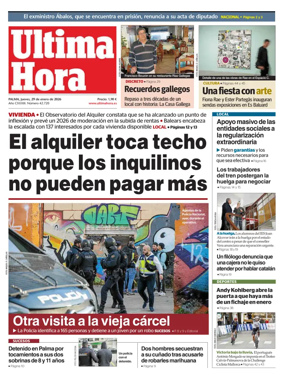 Cover of Ultima Hora