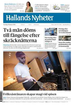 Cover of Hallands Nyheter