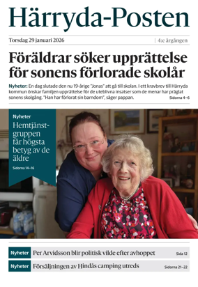 Cover of Harryda-Posten