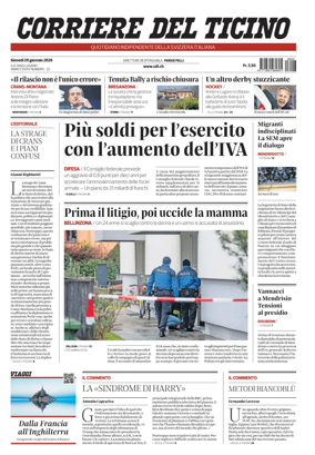 Cover of Corriere del Ticino