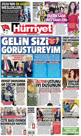 Cover of Hurriyet