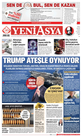 Cover of Yeni Asya