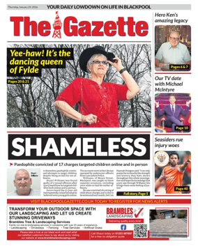 Cover of Blackpool Gazette