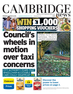 Cover of Cambridge News