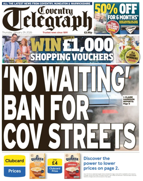 Cover of Coventry Telegraph