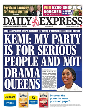 Cover of Daily Express