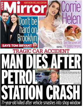 Cover of Daily Mirror (Northern Ireland)