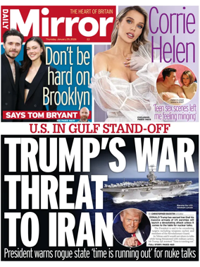 Cover of Daily Mirror