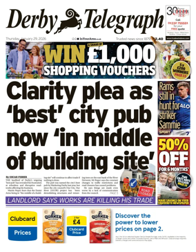 Cover of Derby Telegraph