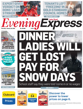Cover of Evening Express
