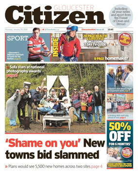 Cover of Gloucester Citizen