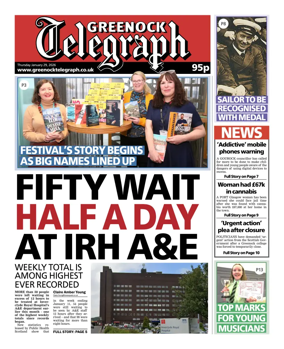 Cover of Greenock Telegraph