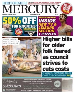 Cover of Hertfordshire Mercury