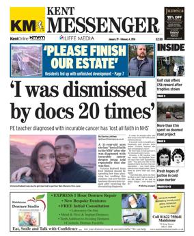 Cover of Kent Messenger Maidstone