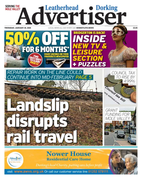 Cover of Leatherhead & Dorking Advertiser