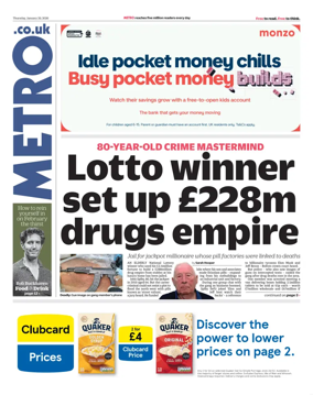 Cover of Metro (UK)