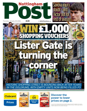 Cover of Nottingham Post