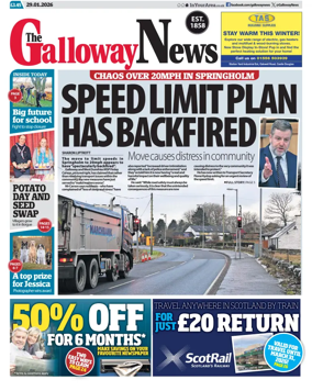 Cover of The Galloway News