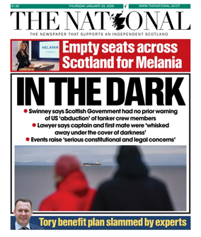Cover of The National (Scotland)