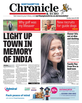 Cover of The Northampton Chronicle and Echo