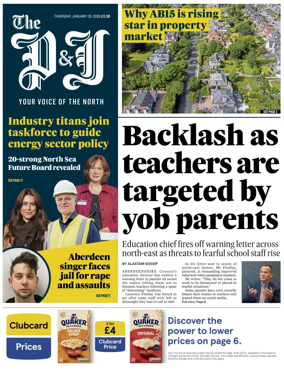 Cover of The Press and Journal (Aberdeen and Aberdeenshire)