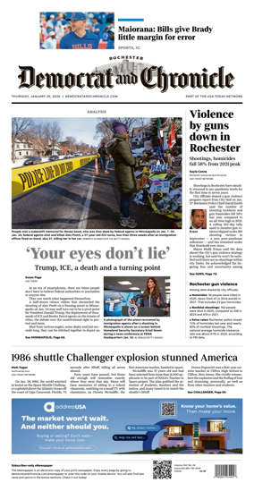 Cover of Democrat and Chronicle