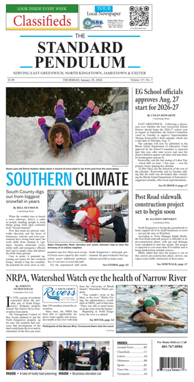 Cover of East Greenwich Pendulum